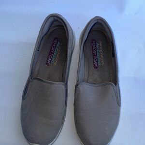 Skechers Slip-On Sneakers in Taupe